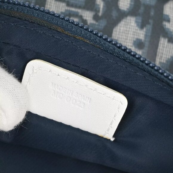 Christian Dior Navy Trotter Saddle Belt Bum Bag Pouch MC0023 143067 - Picture 10 of 10